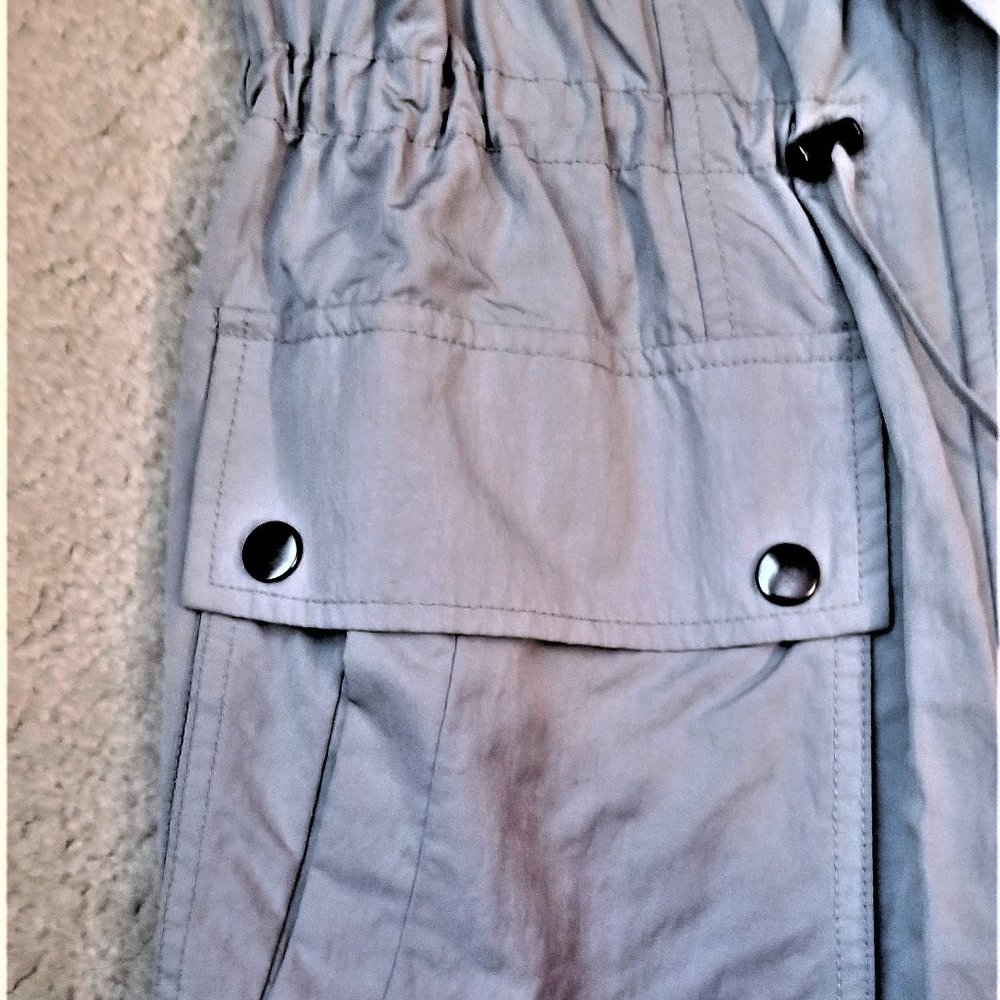 Banana Republic rain coat with ruffled collar M - Picture 6 of 12